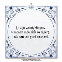 Wijsheid Spreuk Sticker by Tegelspreuken.nl