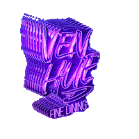 Venhue nyc fine dining venhue Sticker