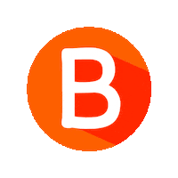 Orange Abc Sticker