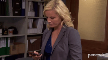 Leslie Answering The Phone