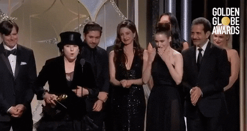 Aziz Ansari Im Going Backstage GIF by Golden Globes
