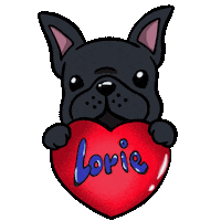Hund Love Sticker