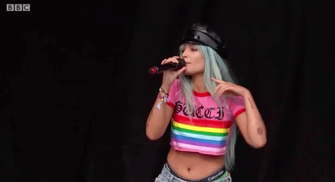 halsey GIF by Glastonbury Festival 2017