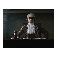 Judging Founding Father Sticker