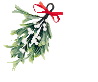 Kissing X-Mas Sticker by butlers_com
