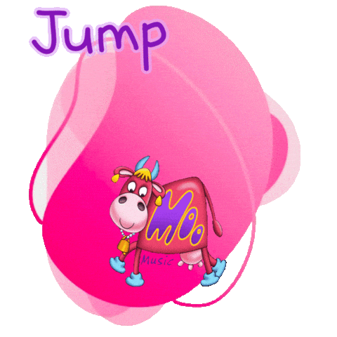 Jump Moosical Sticker by MooMusicGlasgow