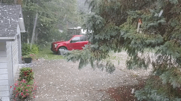 Golf Ball-Sized Hail Reported as Thunderstorm Sweeps Central Lower Michigan