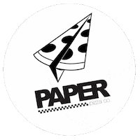 paperpizza pizza paper makethatpaper papervsplastic Sticker