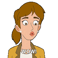 Katherine Wow Sticker by NETFLIX