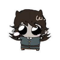 nattxie netflix haunted hotel abaddon Sticker