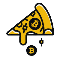 Pizza To The Moon Sticker by Tokocrypto