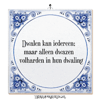 Nl Wijsheid Sticker by Tegelspreuken.nl