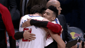 social media hug GIF by NBA