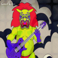 acid psychedelic art GIF by Grande Dame