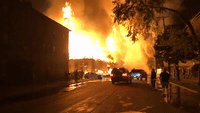 Building Burns as Riots Erupt in Minneapolis