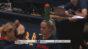 Water Bottle Waiting GIF by Virginia Athletics