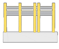 Fence Barricade Sticker by Space beyond the Gram
