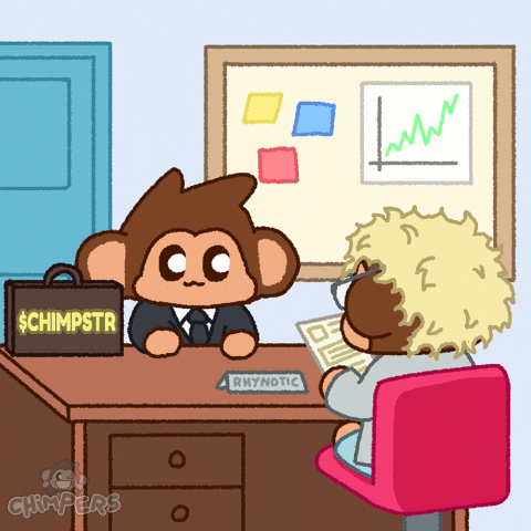 Best Of Luck Success GIF by Chimpers