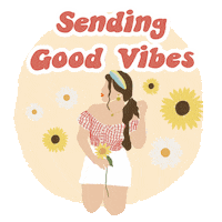 Good Vibes Quote Sticker by Bash Clothing