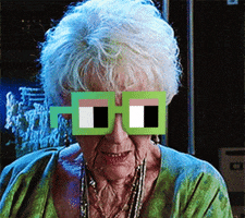 Tired Old Lady GIF by nounish ⌐◨-◨