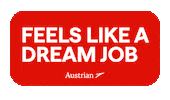 Flightattendant Faday Sticker by Austrian Airlines