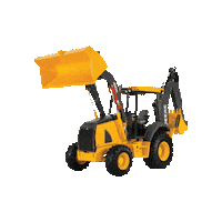 doggett_johndeere construction johndeere backhoe doggett Sticker