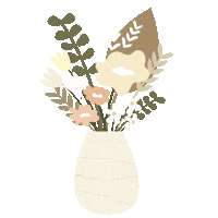 Vase Flower Sticker by amorblooms