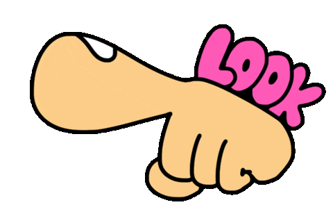 Look Check Sticker by ICHIGEN