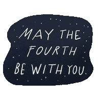 May Star Wars Sticker by Demic