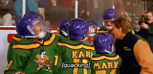 quacking ice hockey GIF