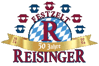 festzelt-reisinger volksfest gäubodenvolksfest gäubodenfest 50jahre Sticker