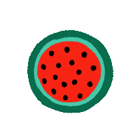 summer fruit party Sticker by Eliott Bulpett