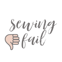 Sewing Fail Sticker by Inside The Hem