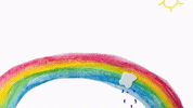 Happy Birthday Rainbow GIF by Barbara Pozzi