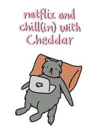 christineluong tv movie netflix chill Sticker