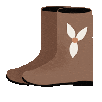 Fall Boots Sticker