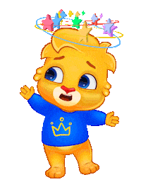 Confused Faint Sticker by Lucas and Friends by RV AppStudios