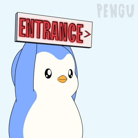 This Way Smile GIF by Pudgy Penguins