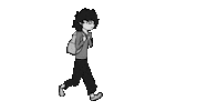 YuriCamelo school running hurry escola Sticker