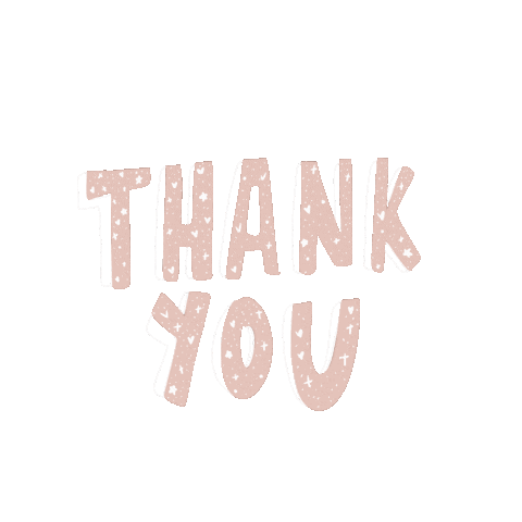 Heart Thank You Sticker