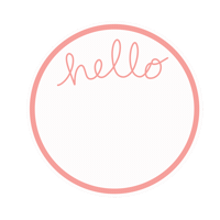 Year Hello Sticker