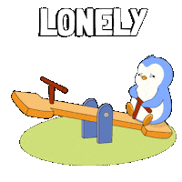 Sad Still Waiting Sticker by Pudgy Penguins