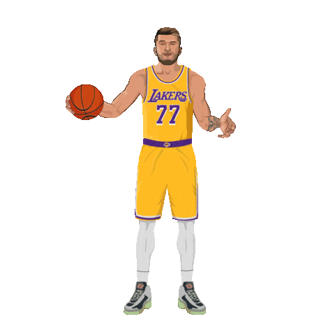 Los Angeles Lakers Basketball Sticker by Panini America