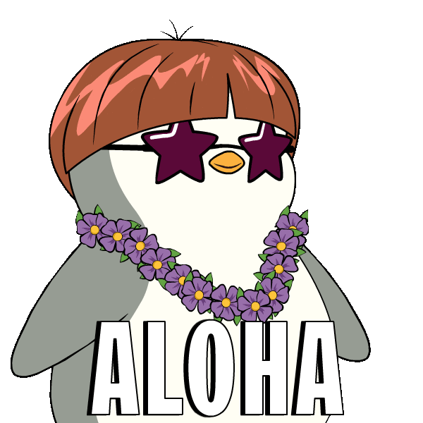 Penguin Hello Sticker by Pudgy Penguins