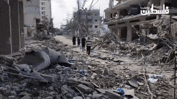 Central Gaza City Neighborhoods in Ruins After Israeli Strikes