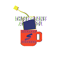 Party Coffee Sticker by SKI BEANS