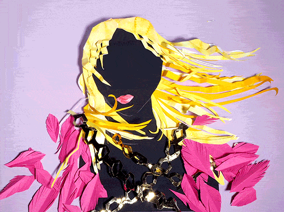 fashion girl GIF by Katjuschka B