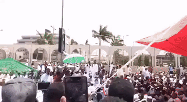 Friday Prayers Held During Sit-in Protest Outside Sudan's Military Headquarters