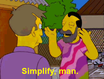 Simplify The Simpsons GIF
