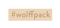College Sticker by Wolff Coffee